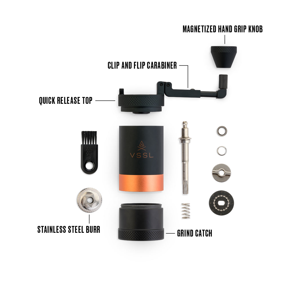 JAVA Coffee Grinder - Manual Coffee Grinder | VSSL Gear